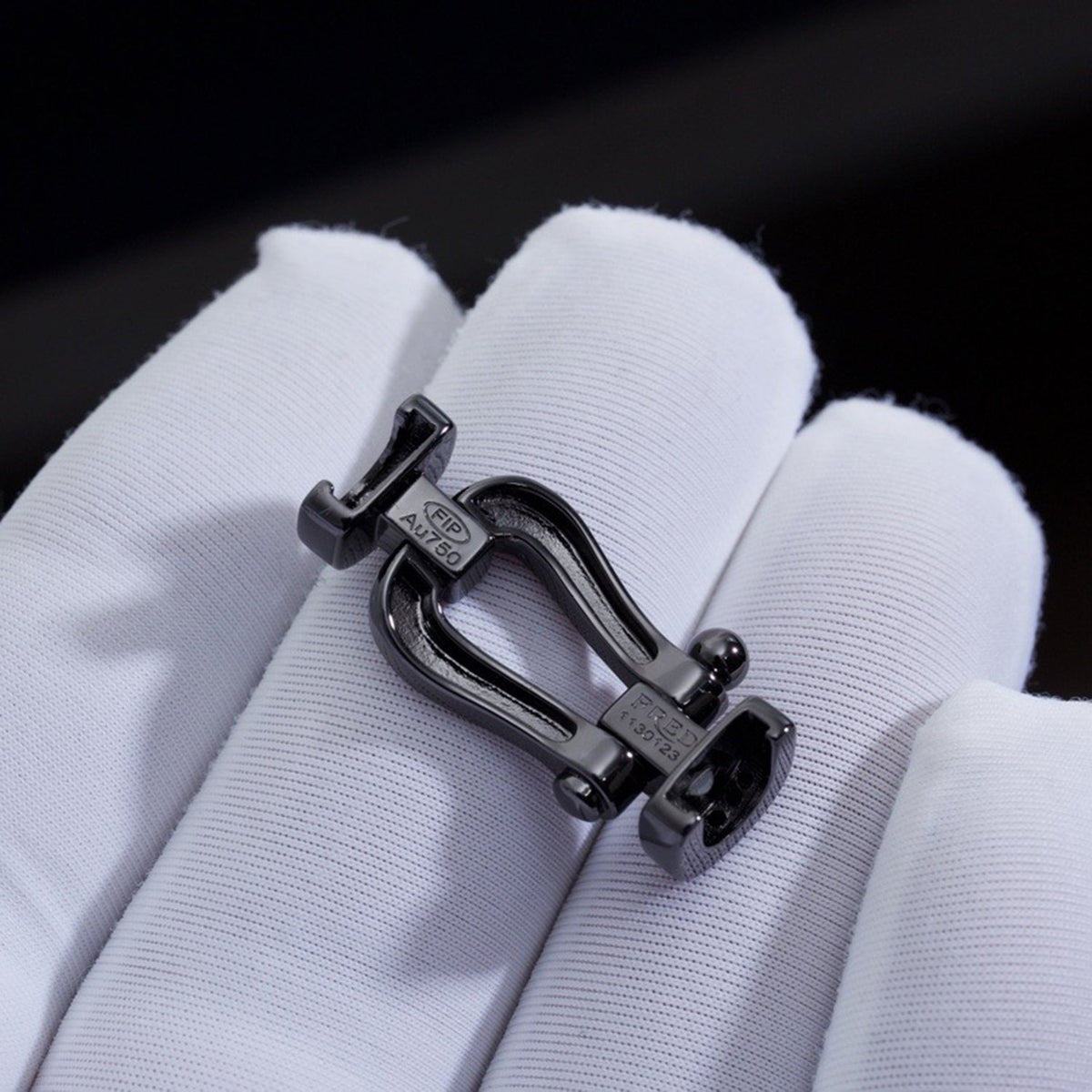 [⭐Lioran]FORCE LARGE SERIES HORSESHOE BLACK SAMURAI BRACELET