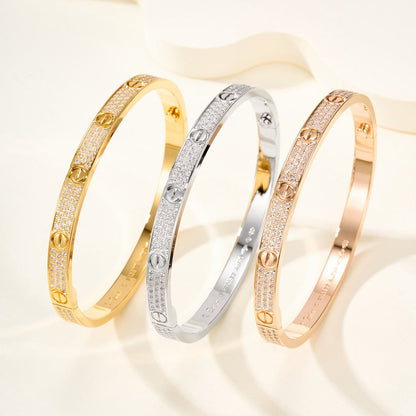 [⭐Lioran]LOVE BRACELET 4.8MM DIAMOND-PAVED