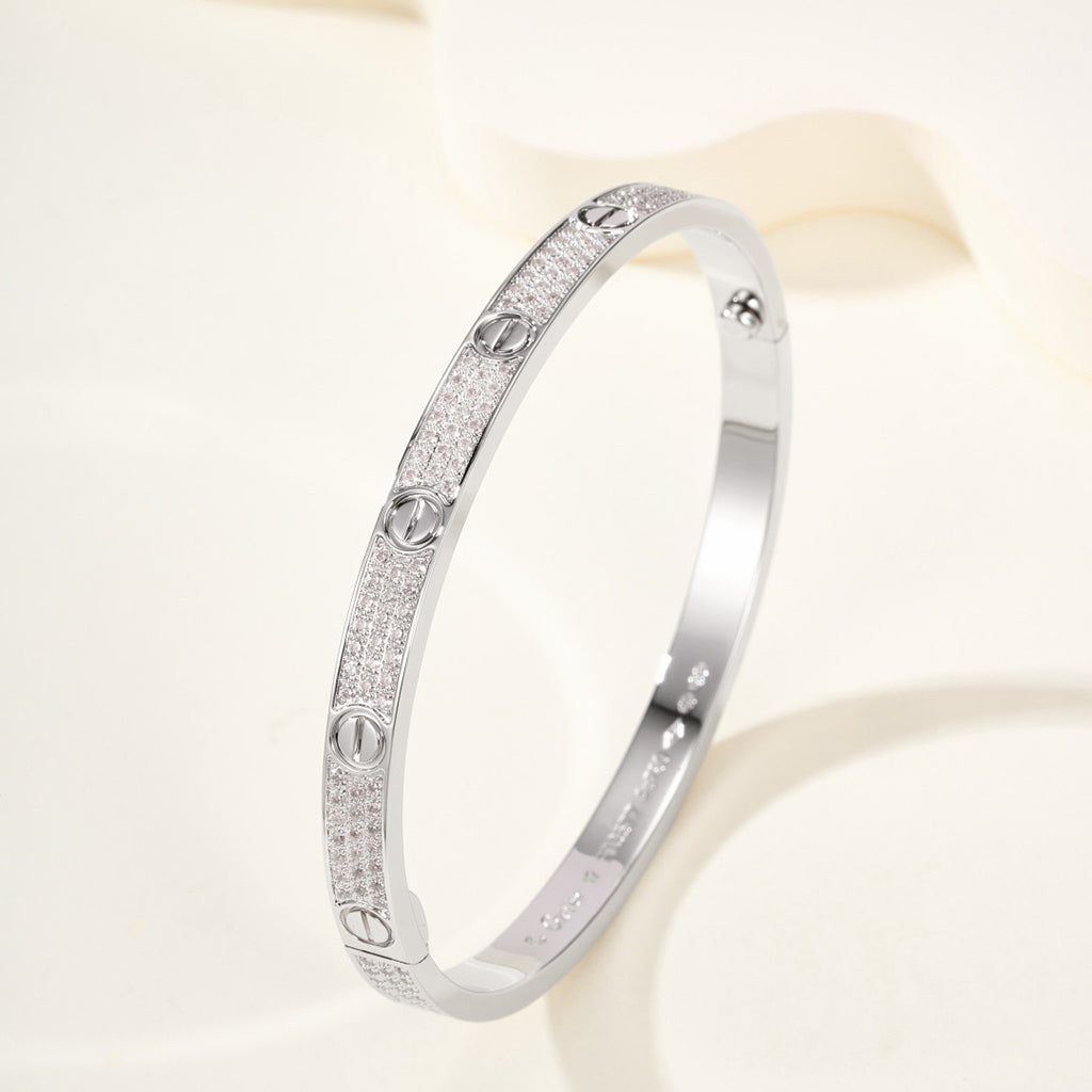 [⭐Lioran]LOVE BRACELET 4.8MM DIAMOND-PAVED