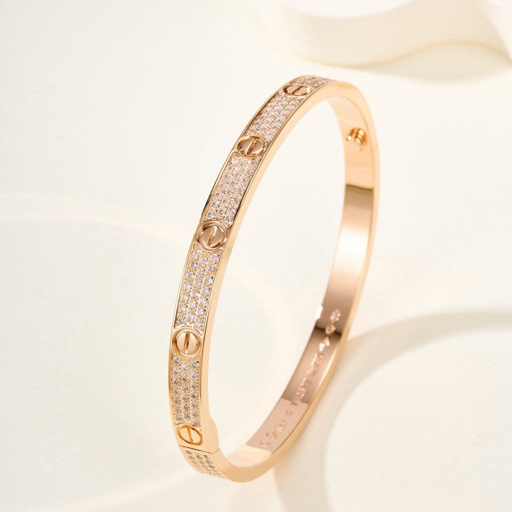 [⭐Lioran]LOVE BRACELET 4.8MM DIAMOND-PAVED