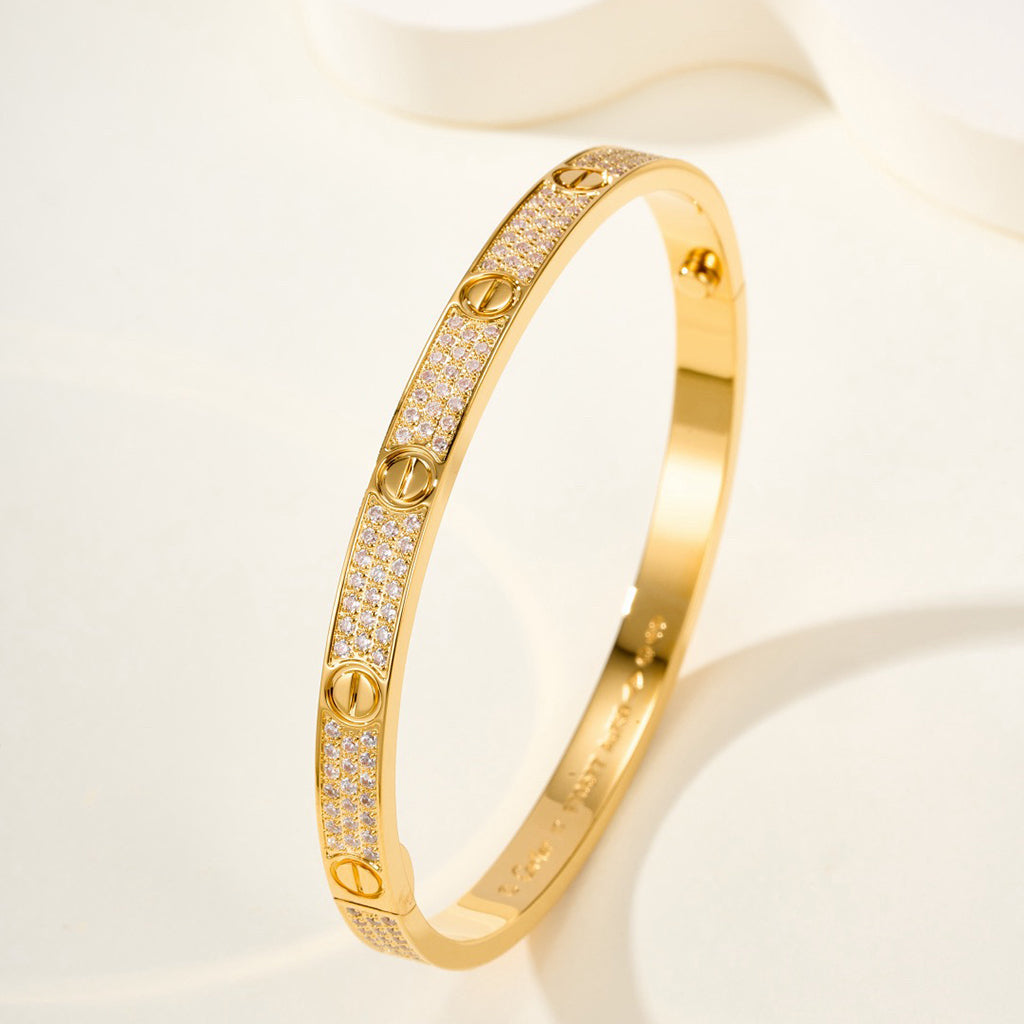 [⭐Lioran]LOVE BRACELET 4.8MM DIAMOND-PAVED