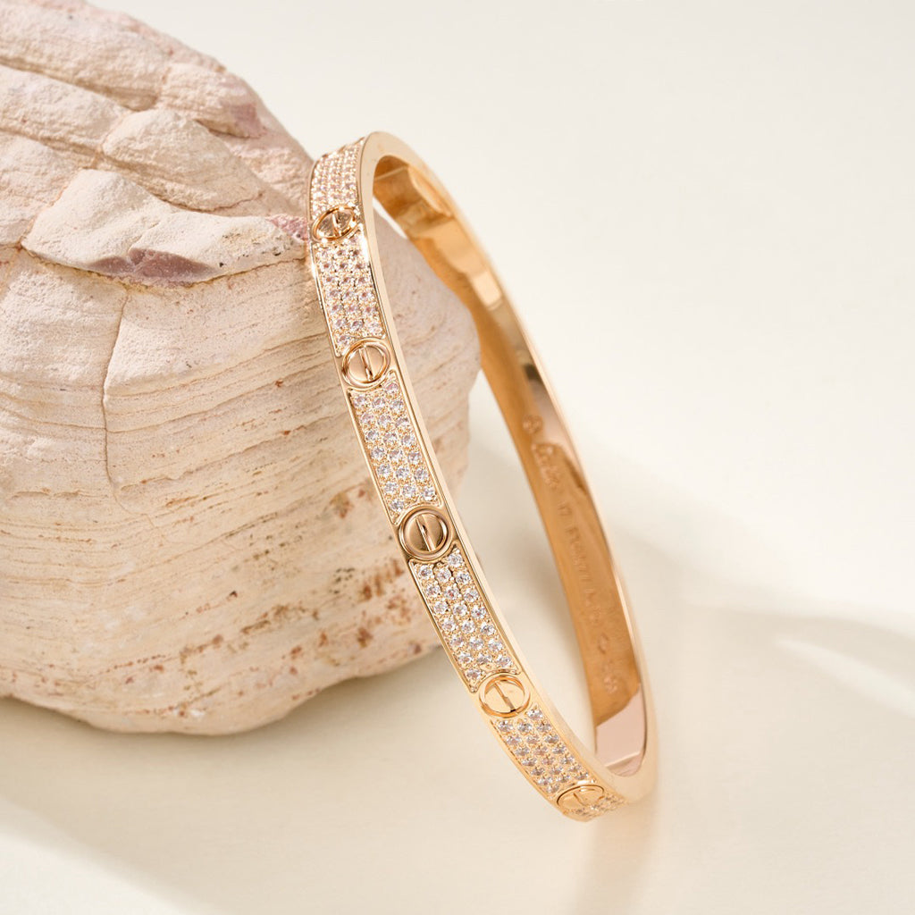 [⭐Lioran]LOVE BRACELET 4.8MM DIAMOND-PAVED