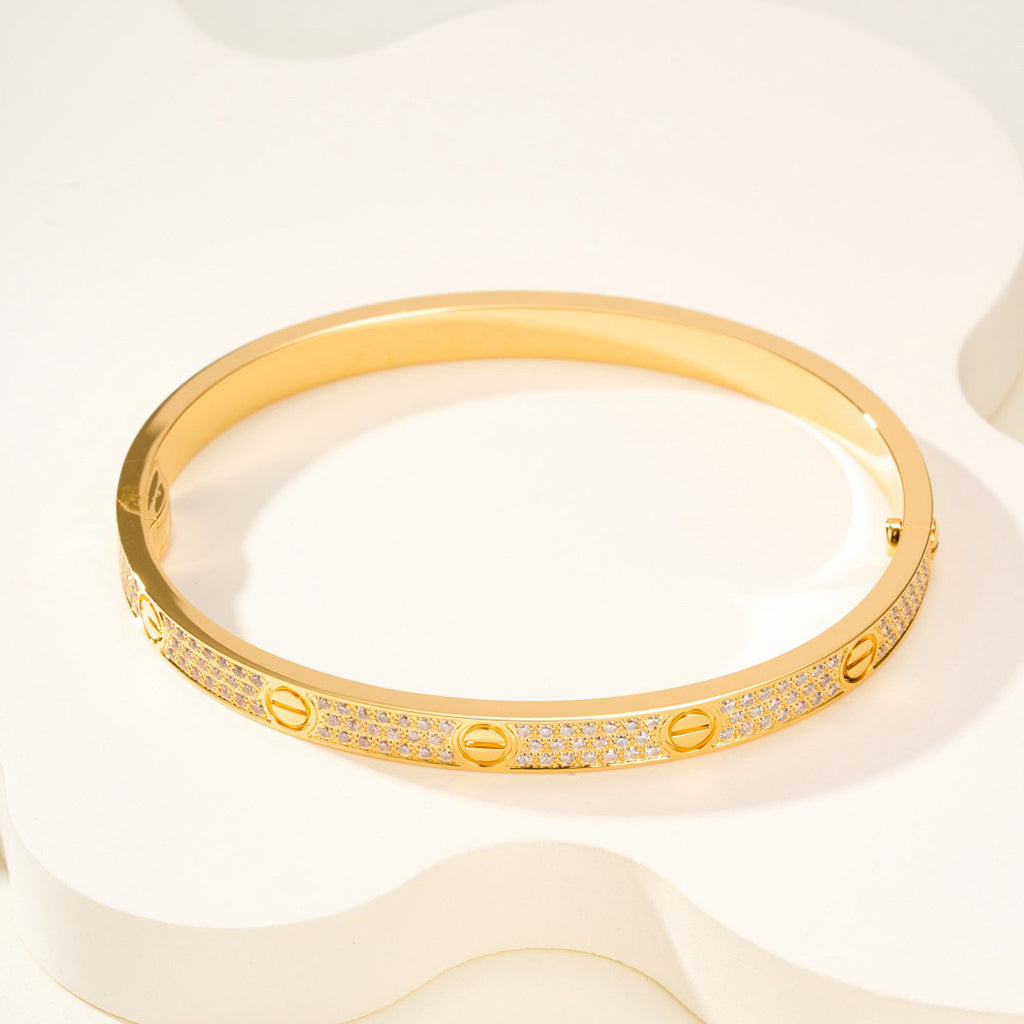 [⭐Lioran]LOVE BRACELET 4.8MM DIAMOND-PAVED