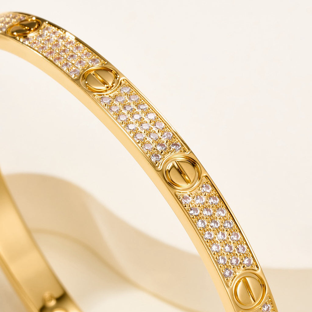 [⭐Lioran]LOVE BRACELET 4.8MM DIAMOND-PAVED