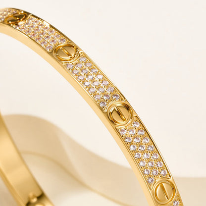 [⭐Lioran]LOVE BRACELET 4.8MM DIAMOND-PAVED