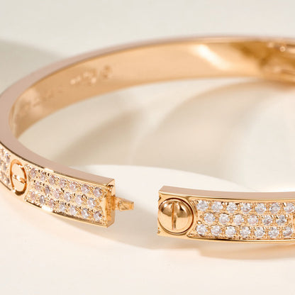 [⭐Lioran]LOVE BRACELET 4.8MM DIAMOND-PAVED