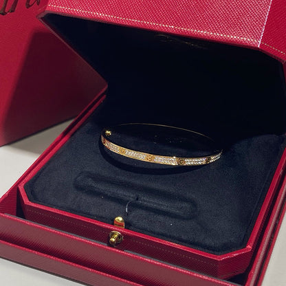 [⭐Lioran]LOVE BRACELET 3.65MM DIAMOND-PAVED