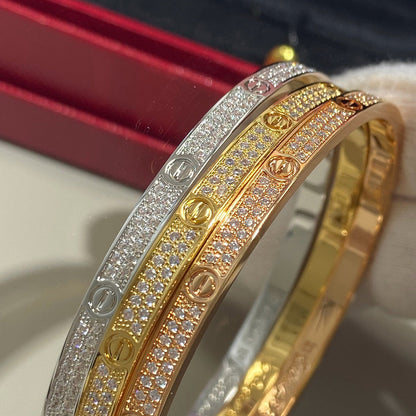 [⭐Lioran]LOVE BRACELET 3.65MM DIAMOND-PAVED