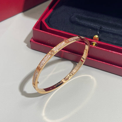 [⭐Lioran]LOVE BRACELET 3.65MM DIAMOND-PAVED