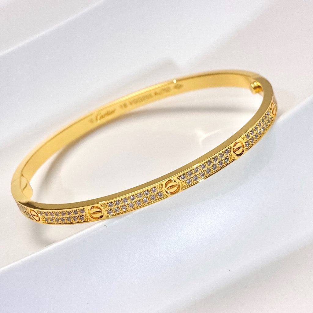 [⭐Lioran]LOVE BRACELET 3.65MM DIAMOND-PAVED