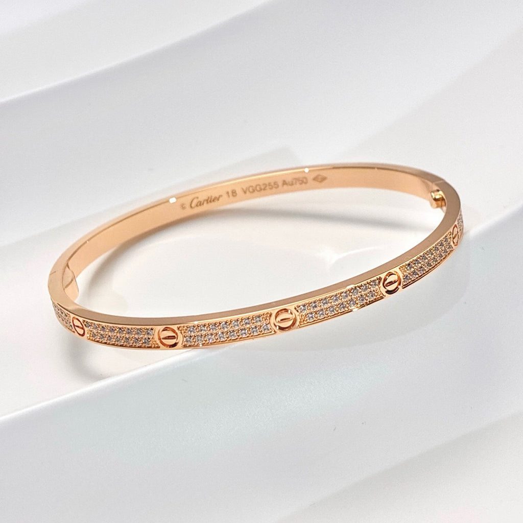 [⭐Lioran]LOVE BRACELET 3.65MM DIAMOND-PAVED