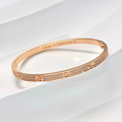 [⭐Lioran]LOVE BRACELET 3.65MM DIAMOND-PAVED