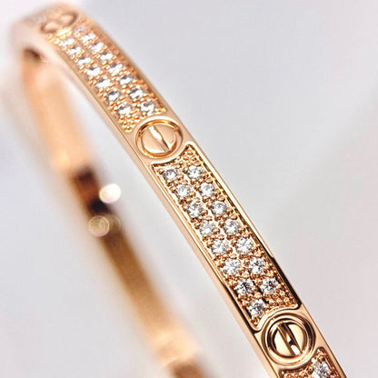 [⭐Lioran]LOVE BRACELET 3.65MM DIAMOND-PAVED