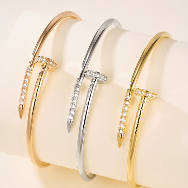 [⭐Lioran]JUSTE BRACELET 2.5MM DIAMONDS