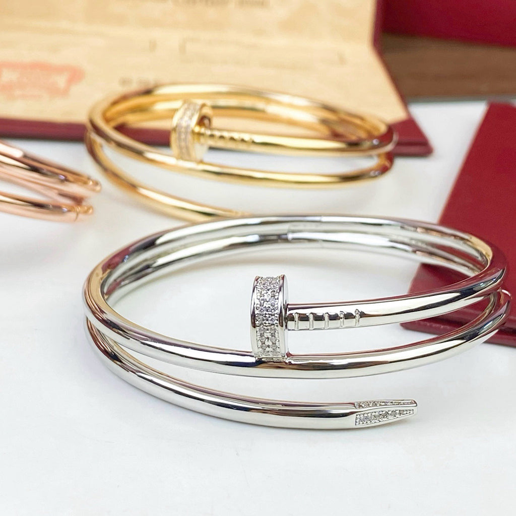 [⭐Lioran]JUSTE BRACELET 3.5MM DOUBLE ROW DIAMOND