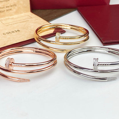 [⭐Lioran]JUSTE BRACELET 3.5MM DOUBLE ROW DIAMOND