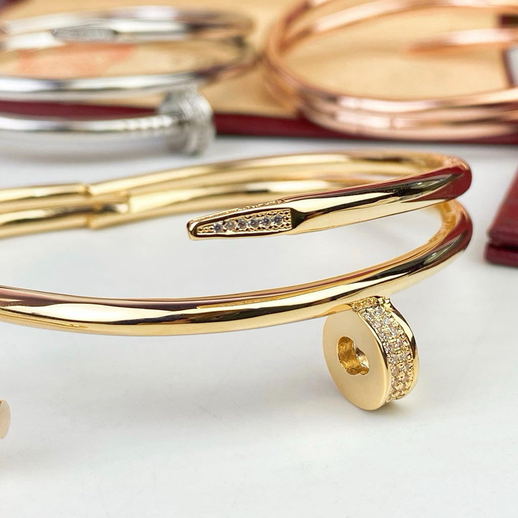 [⭐Lioran]JUSTE BRACELET 3.5MM DOUBLE ROW DIAMOND