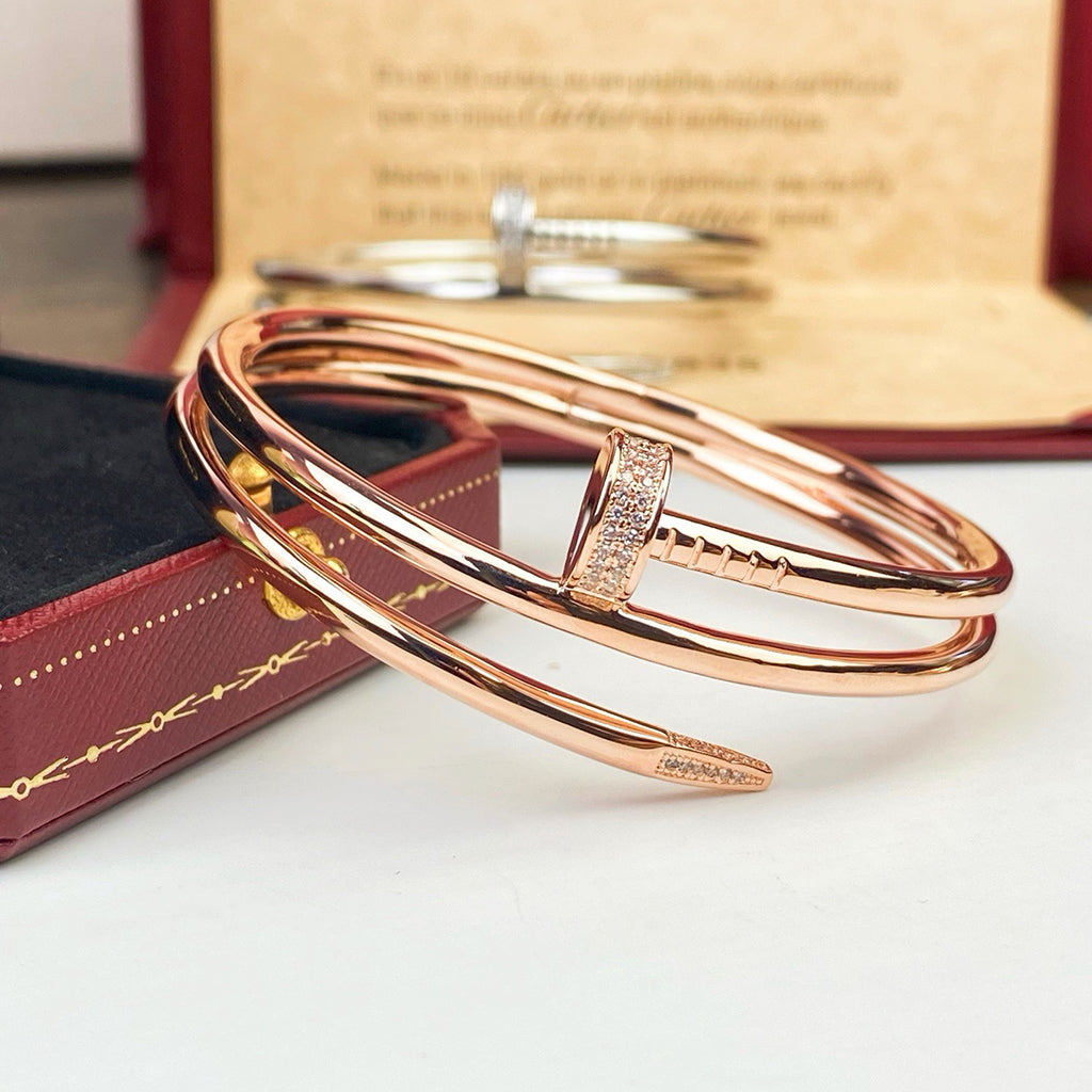 [⭐Lioran]JUSTE BRACELET 3.5MM DOUBLE ROW DIAMOND