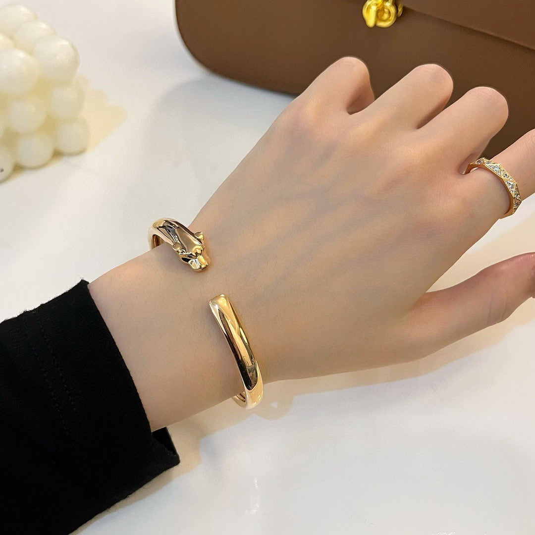 [⭐Lioran]PANTHERE OPEN BRACELET