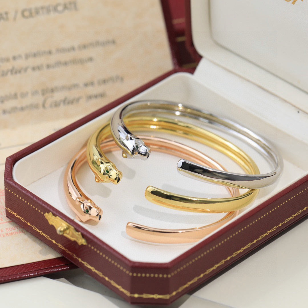 [⭐Lioran]PANTHERE OPEN BRACELET