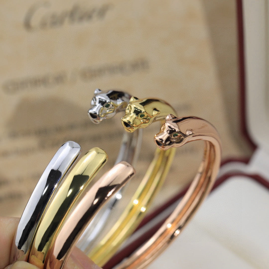 [⭐Lioran]PANTHERE OPEN BRACELET