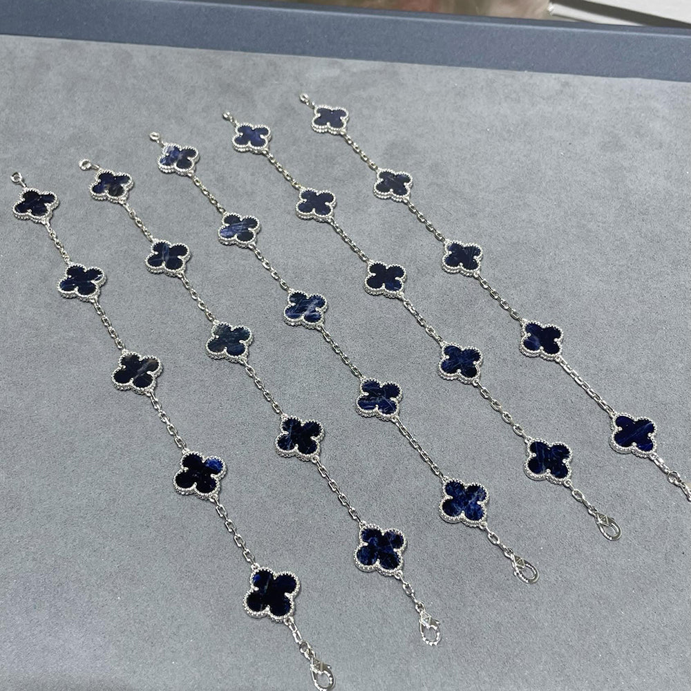 [⭐Lioran]CLOVER 5 MOTIF PIETERSITE BRACELET COLLECTION
