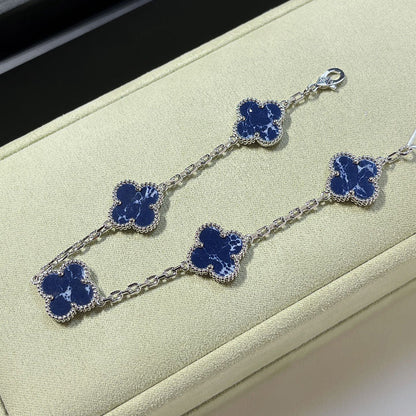 [⭐Lioran]CLOVER 5 MOTIF PIETERSITE BRACELET COLLECTION