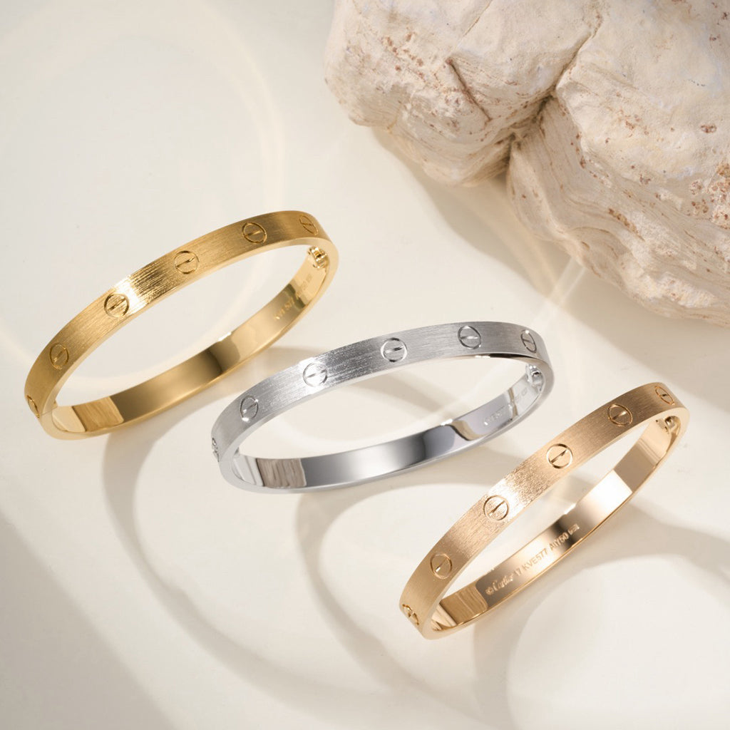 [⭐Lioran]LOVE BRACELET 6.1MM BRUSHED