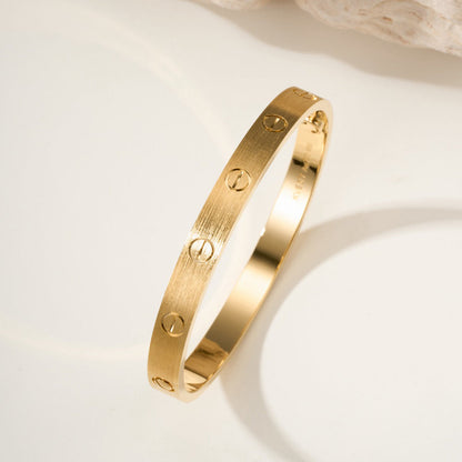 [⭐Lioran]LOVE BRACELET 6.1MM BRUSHED