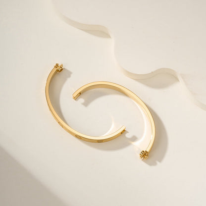[⭐Lioran]LOVE BRACELET 6.1MM BRUSHED