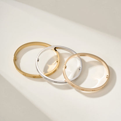 [⭐Lioran]LOVE BRACELET 6.1MM BRUSHED