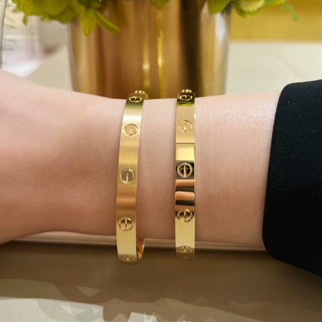 [⭐Lioran]LOVE BRACELET 6.1MM BRUSHED