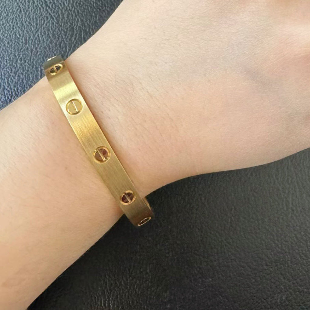 [⭐Lioran]LOVE BRACELET 6.1MM BRUSHED