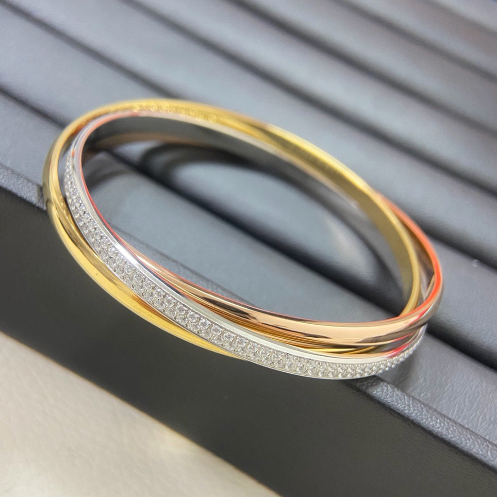 [⭐Lioran]TRINITY 2.8MM SMALL BRACELET