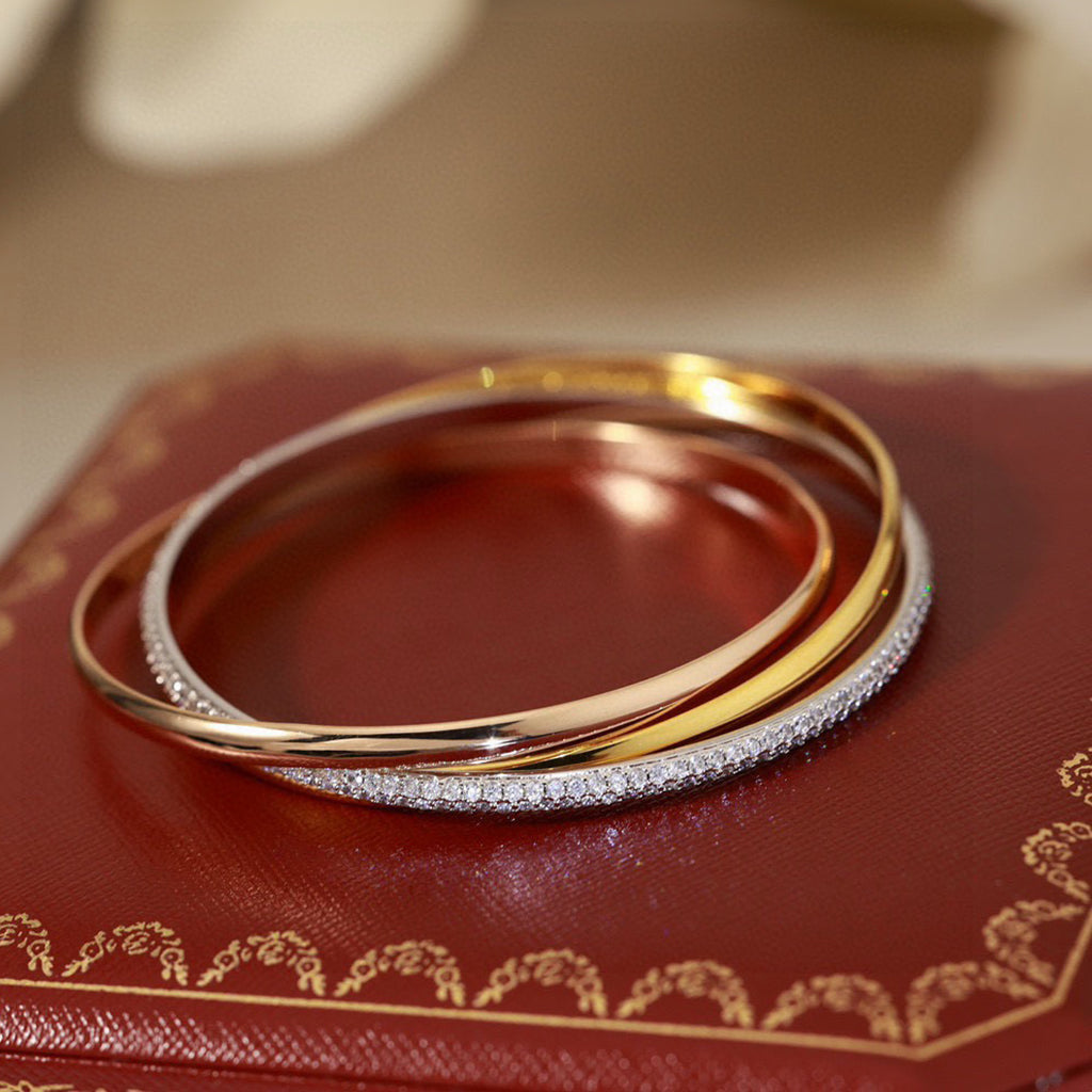 [⭐Lioran]TRINITY 2.8MM SMALL BRACELET