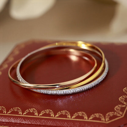 [⭐Lioran]TRINITY 2.8MM SMALL BRACELET