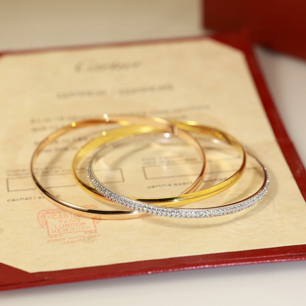 [⭐Lioran]TRINITY 2.8MM SMALL BRACELET