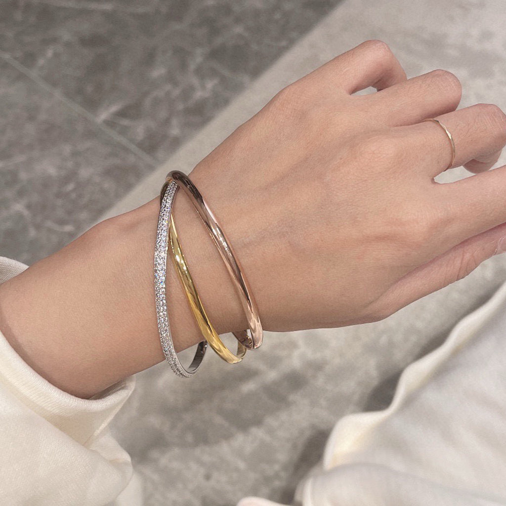 [⭐Lioran]TRINITY 2.8MM SMALL BRACELET
