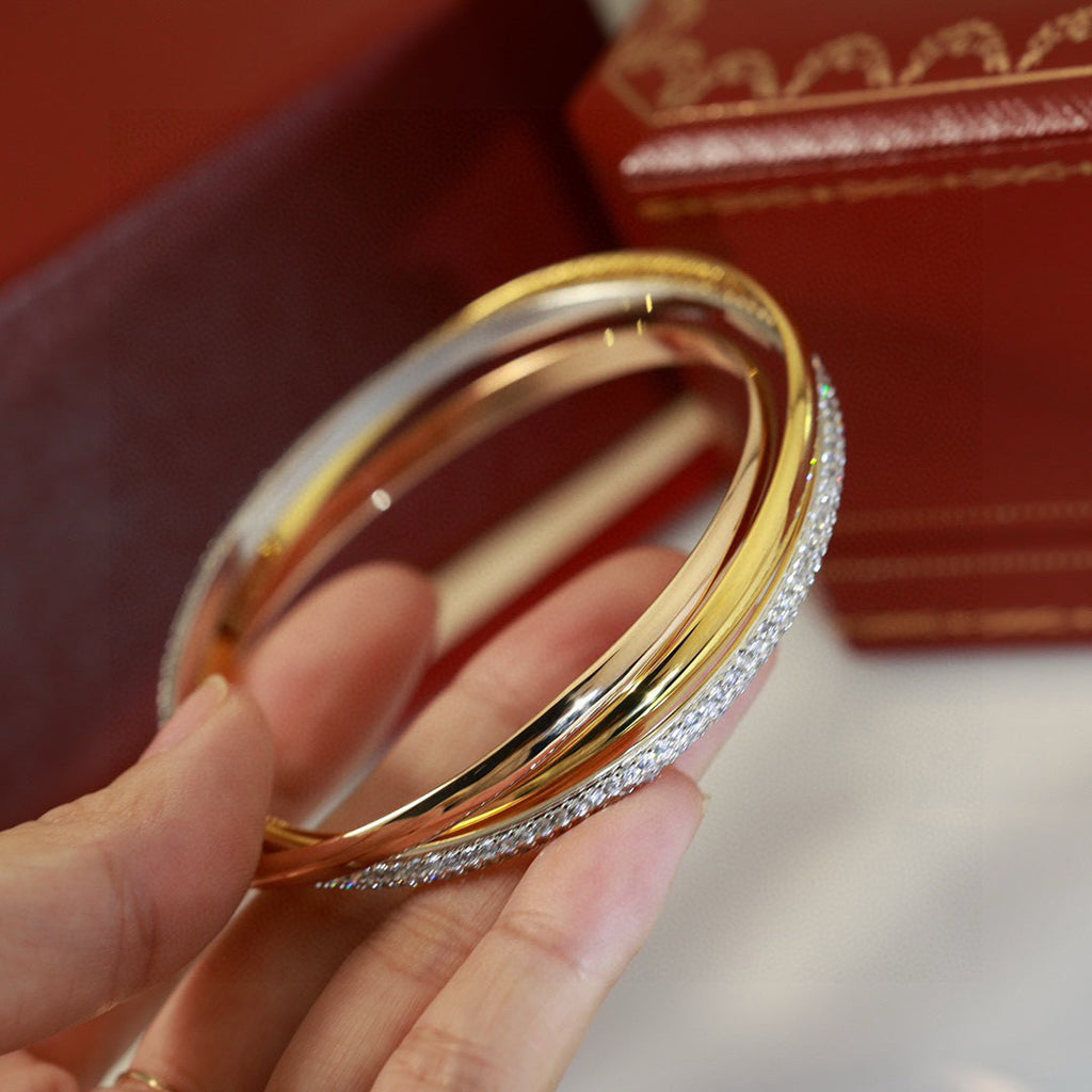 [⭐Lioran]TRINITY 2.8MM SMALL BRACELET