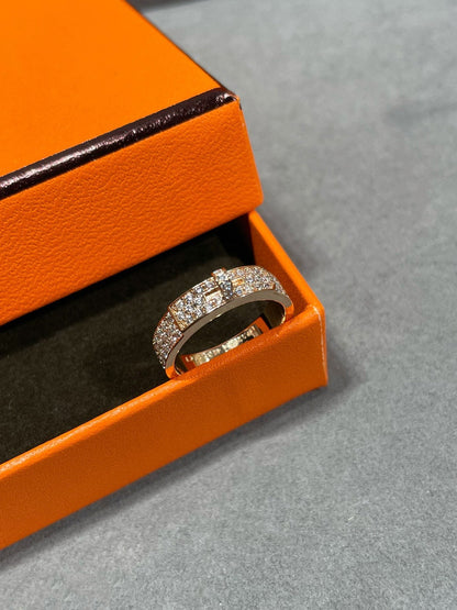 [⭐Lioran]KELLY PINK GOLD DIAMOND RING