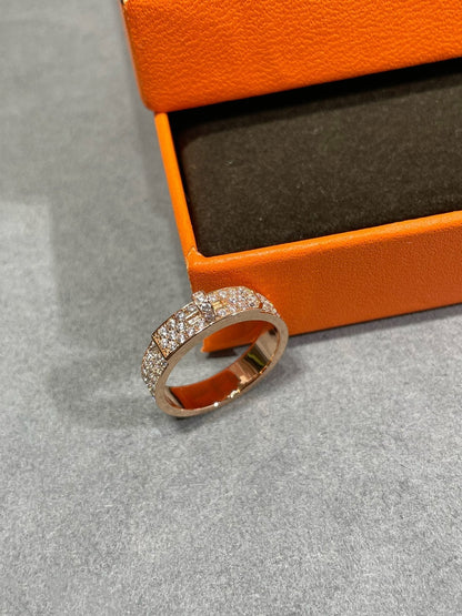 [⭐Lioran]KELLY PINK GOLD DIAMOND RING