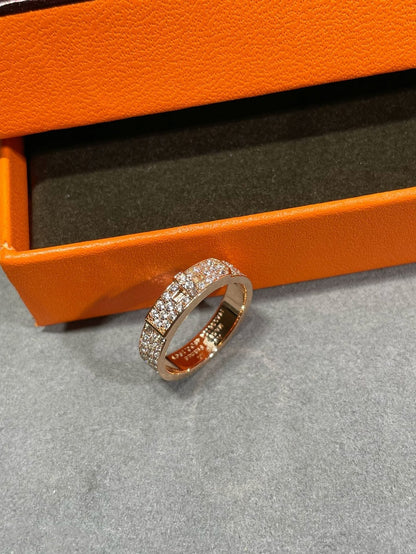 [⭐Lioran]KELLY PINK GOLD DIAMOND RING