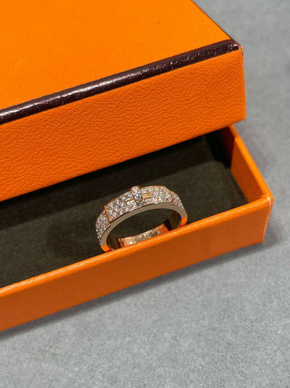 [⭐Lioran]KELLY PINK GOLD DIAMOND RING