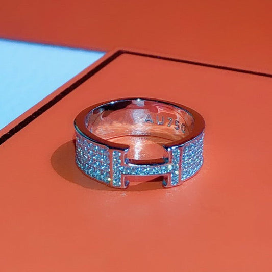 [⭐Lioran]H RING FULL DIAMOND
