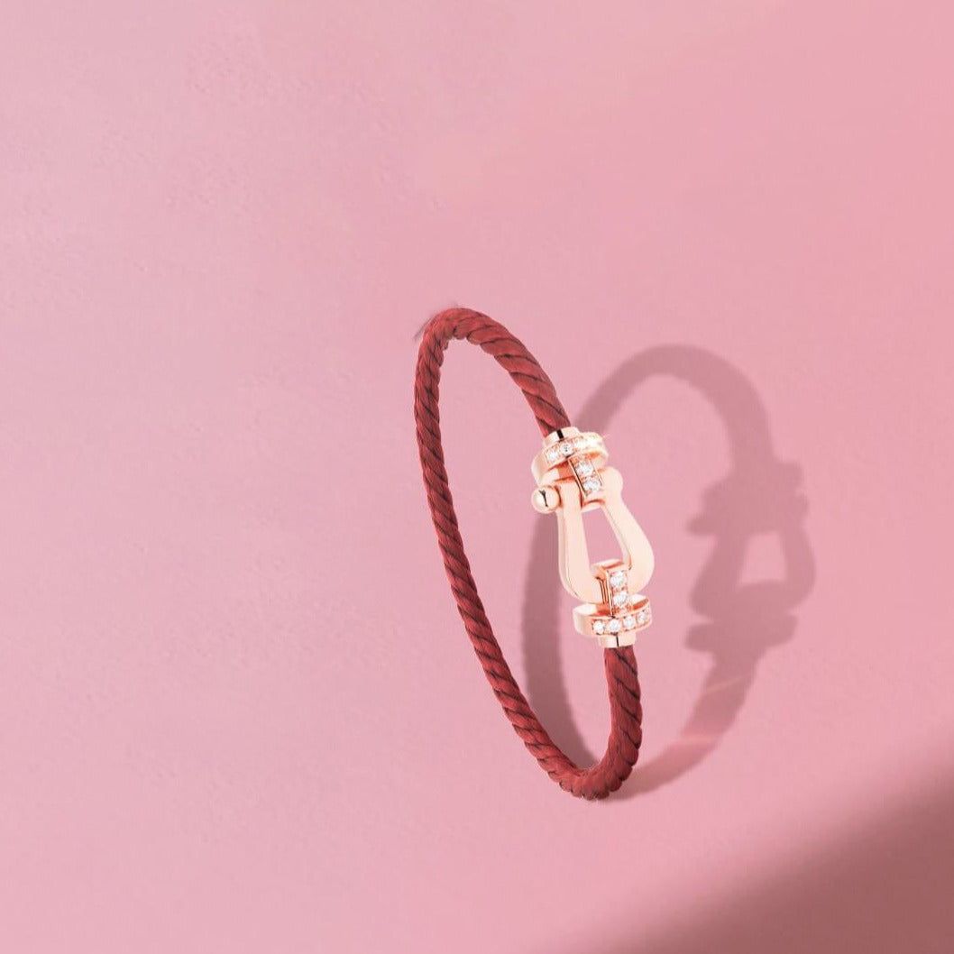 [⭐Lioran]FORCE 10 HALF DIAMOND PINK GOLD RED CORDERI LARGE AND MEDIUM MODEL