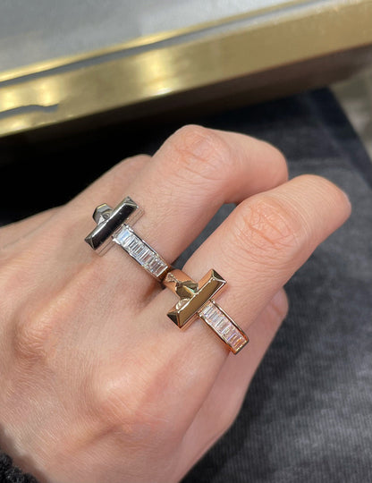 [Lioran]T1 WIDE 4.5MM DIAMOND RING
