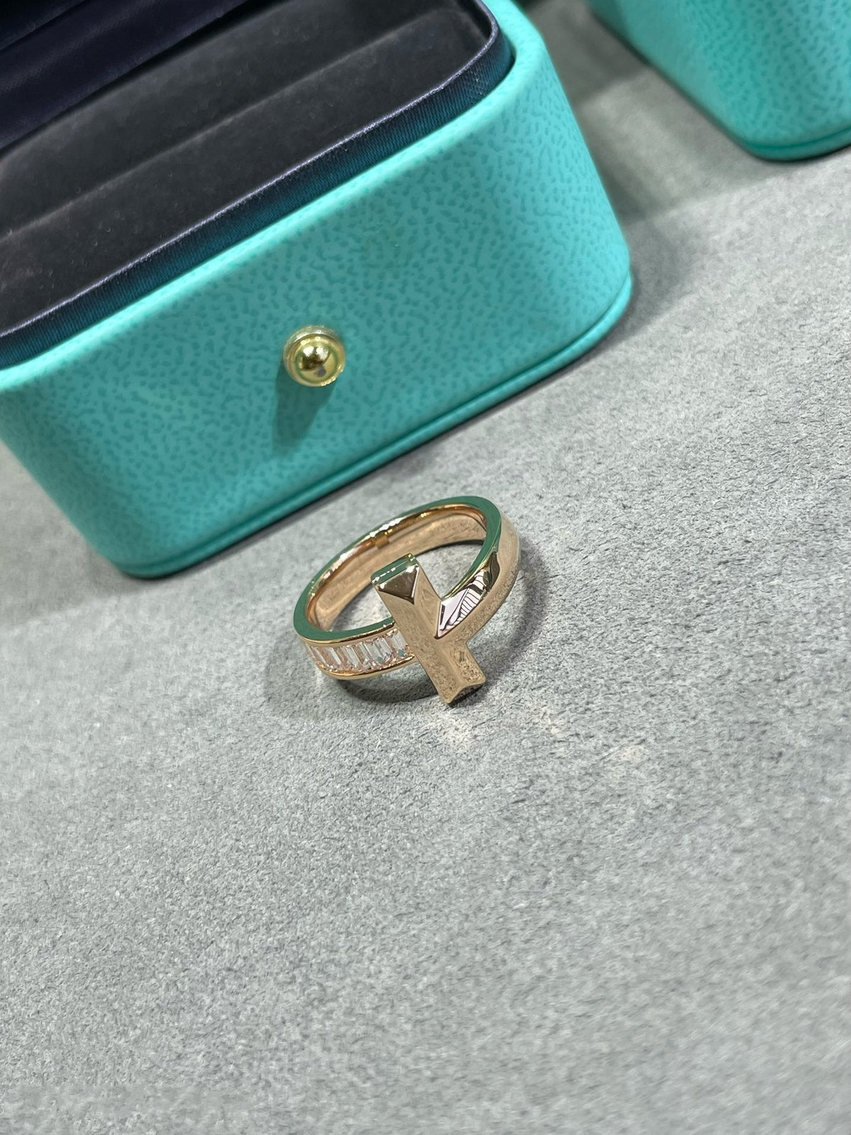 [Lioran]T1 WIDE 4.5MM DIAMOND RING