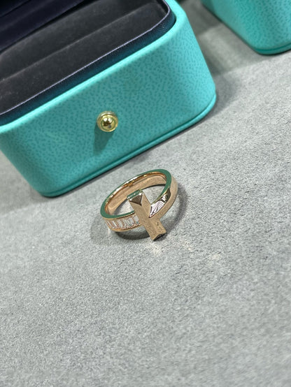 [Lioran]T1 WIDE 4.5MM DIAMOND RING