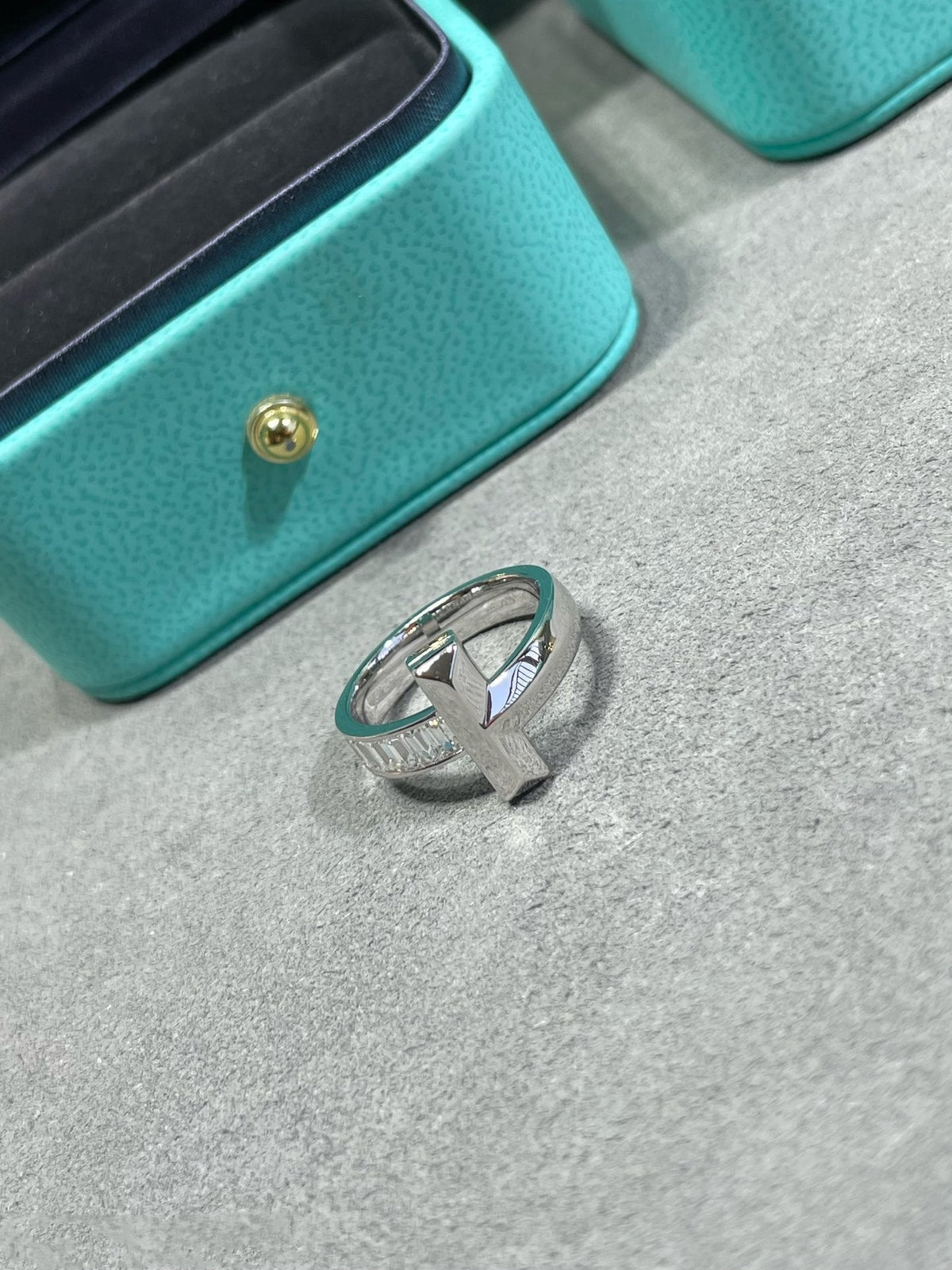 [Lioran]T1 WIDE 4.5MM DIAMOND RING