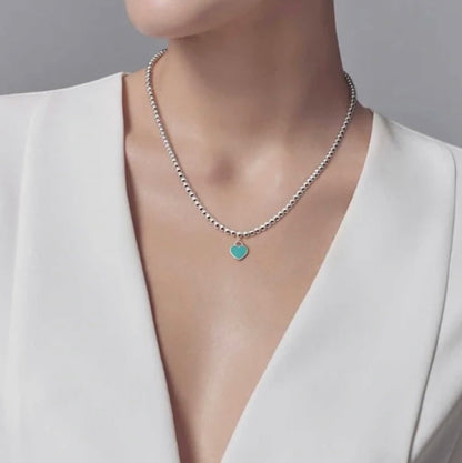 [Lioran]RETURN TO TIF SILVER BEAD NECKLACE